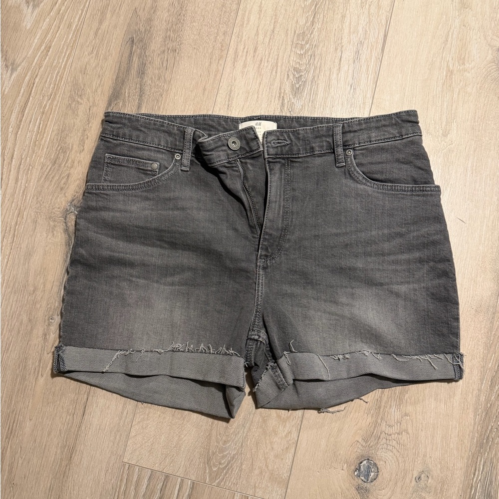 H&M Charcoal Jean Shorts
